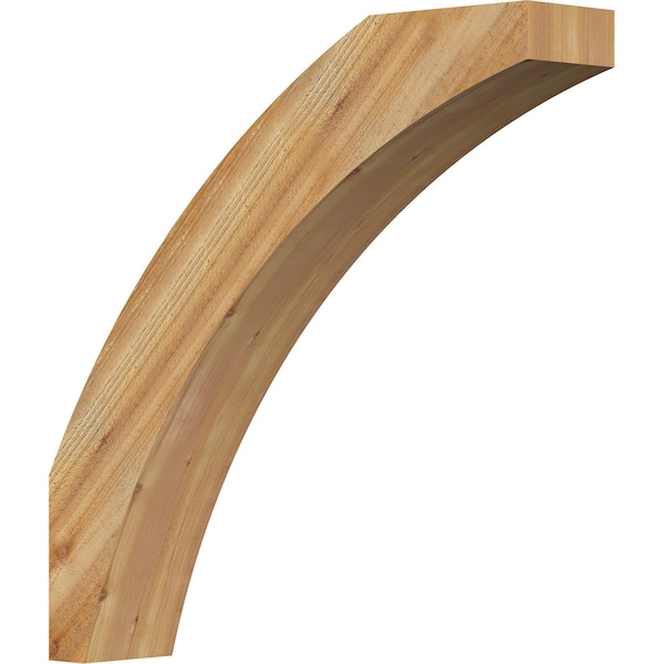 Ekena Millwork 6"W x 30"D x 30"H Thorton Rough Sawn Knee Brace, Western Red Cedar BRC06X30X30THR00RWR - main